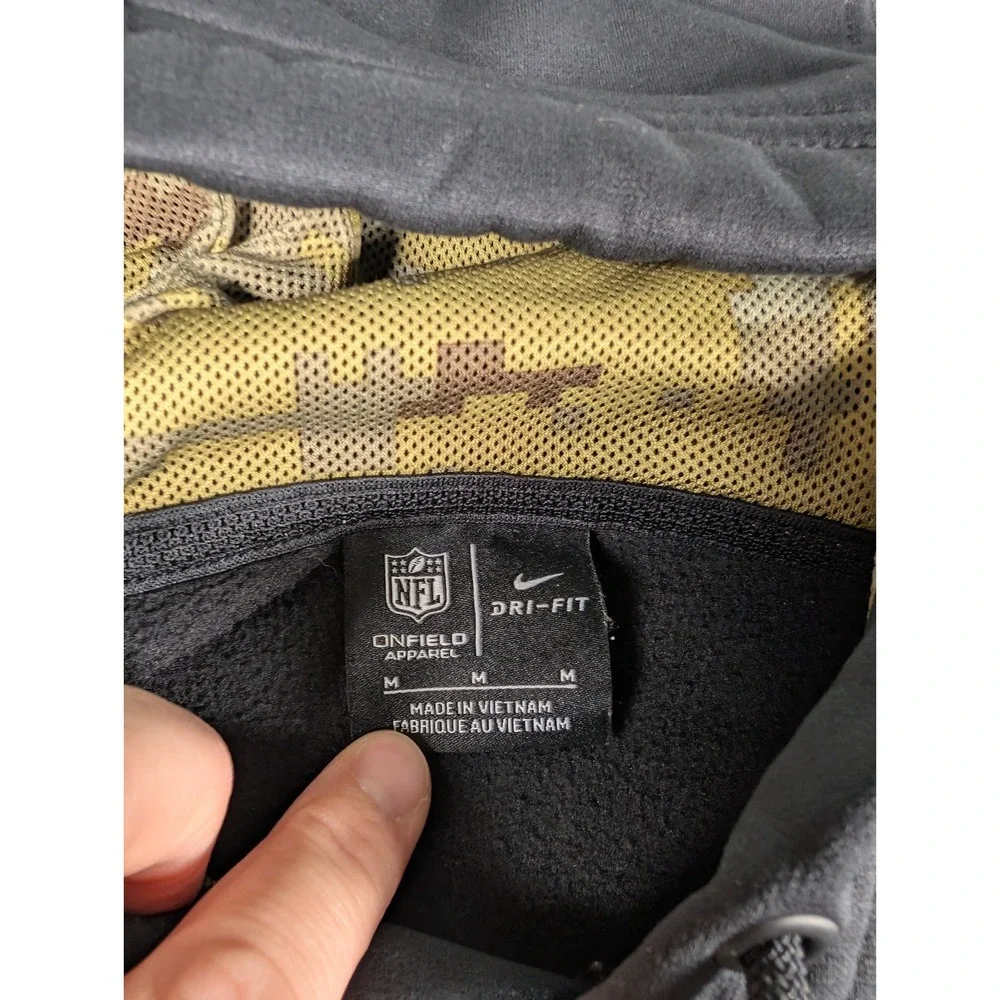 New Orleans‎ Saints Nike Salute To Service Hoodie Mens Medium Football NFL